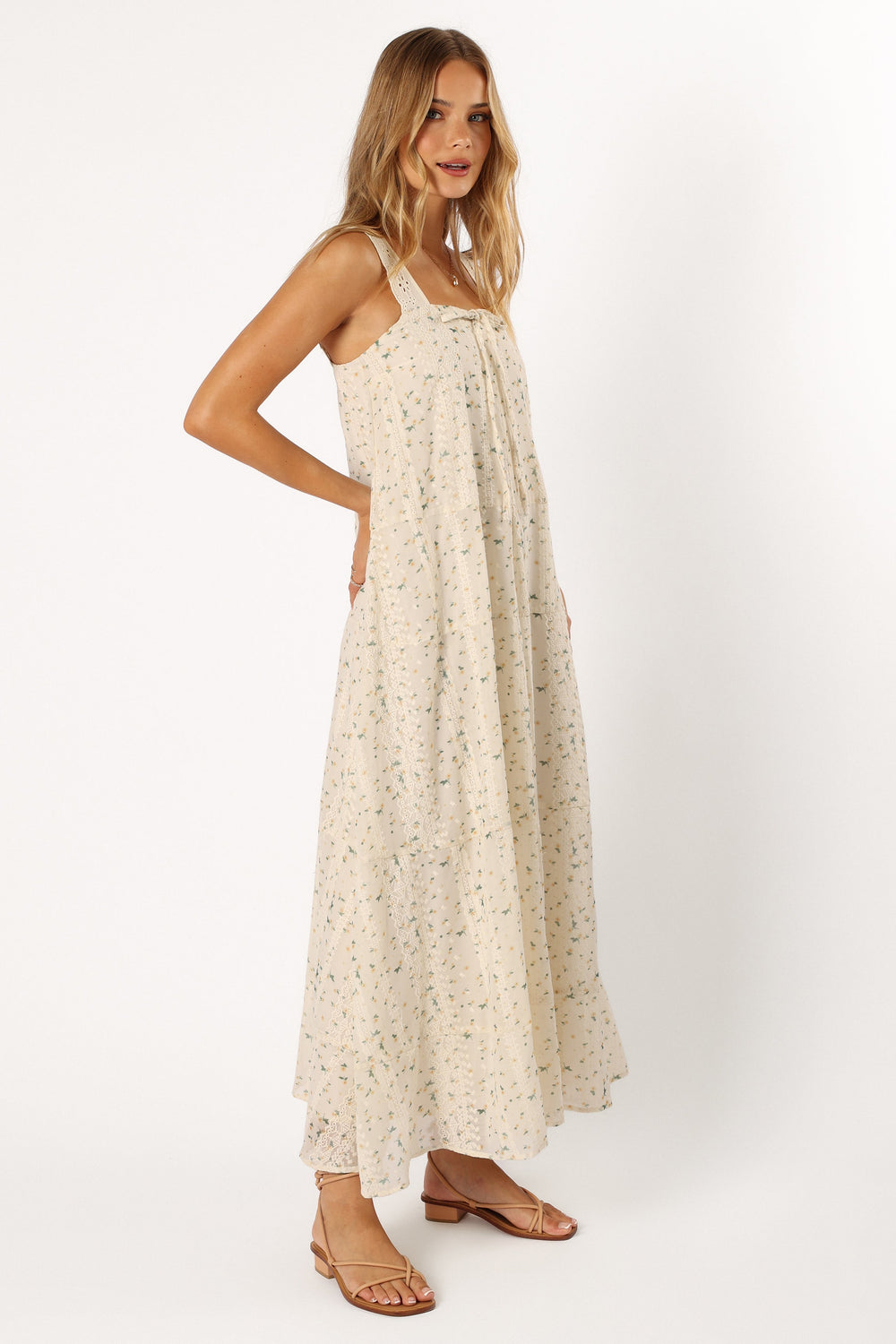 Caroline Maxi Dress - Yellow Floral - Petal & Pup USA