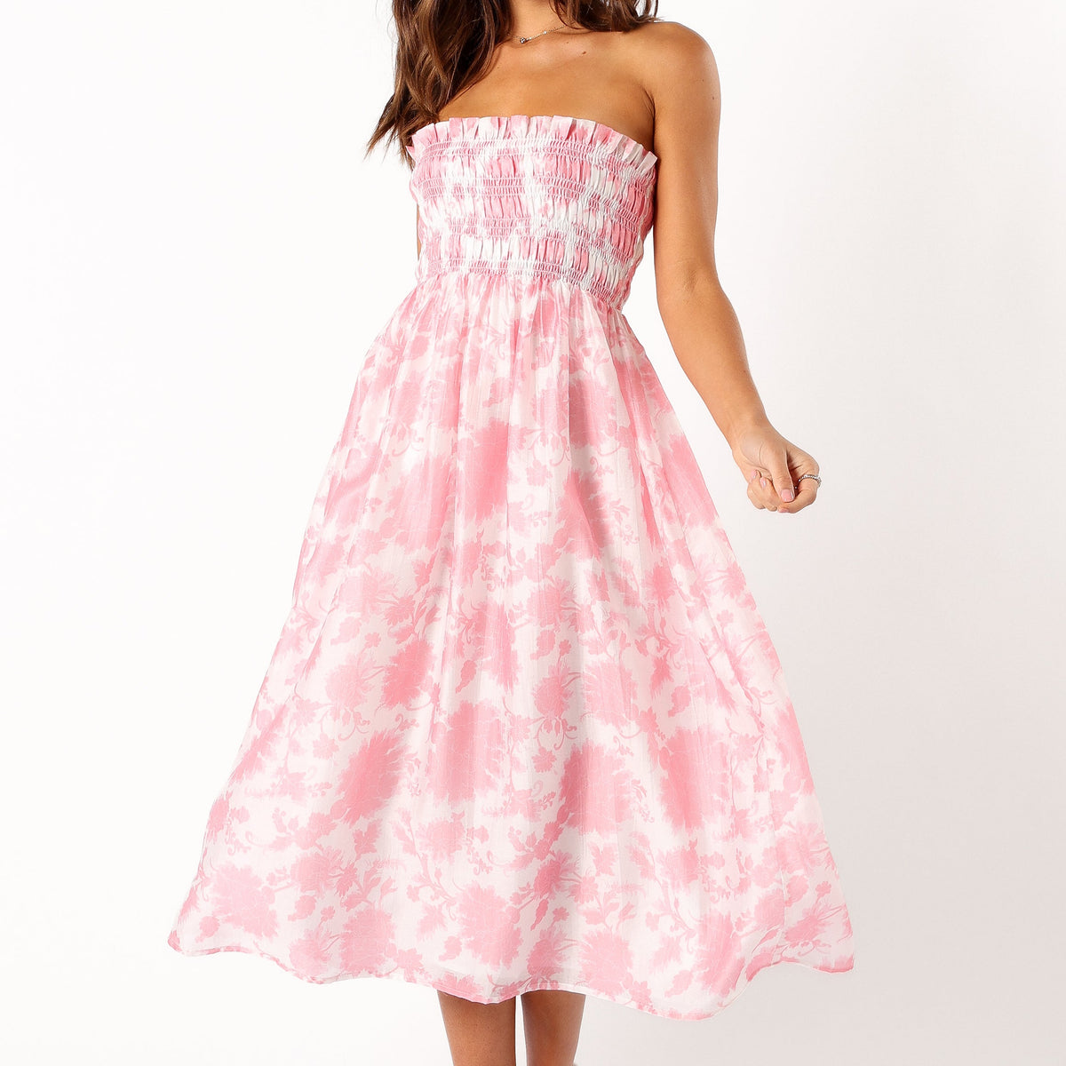 carters formal dresses Blush Pink Regency 1920s Formal Ball Gown