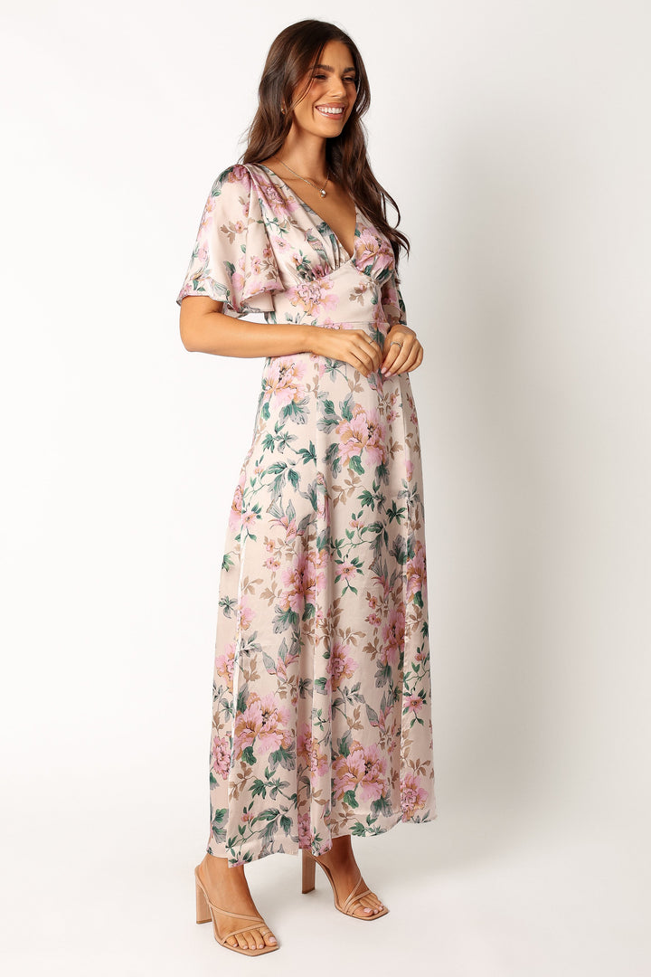 Casper Maxi Dress - Ecru Pink - Petal & Pup USA