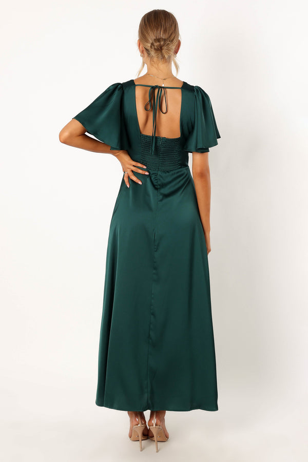 Petal and Pup USA DRESSES Casper Maxi Dress - Hunter Green