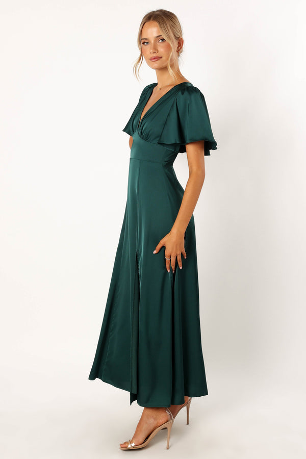 Petal and Pup USA DRESSES Casper Maxi Dress - Hunter Green