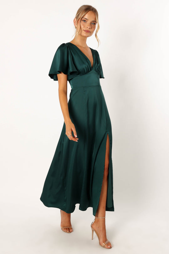 Casper Maxi Dress - Hunter Green - Petal & Pup USA