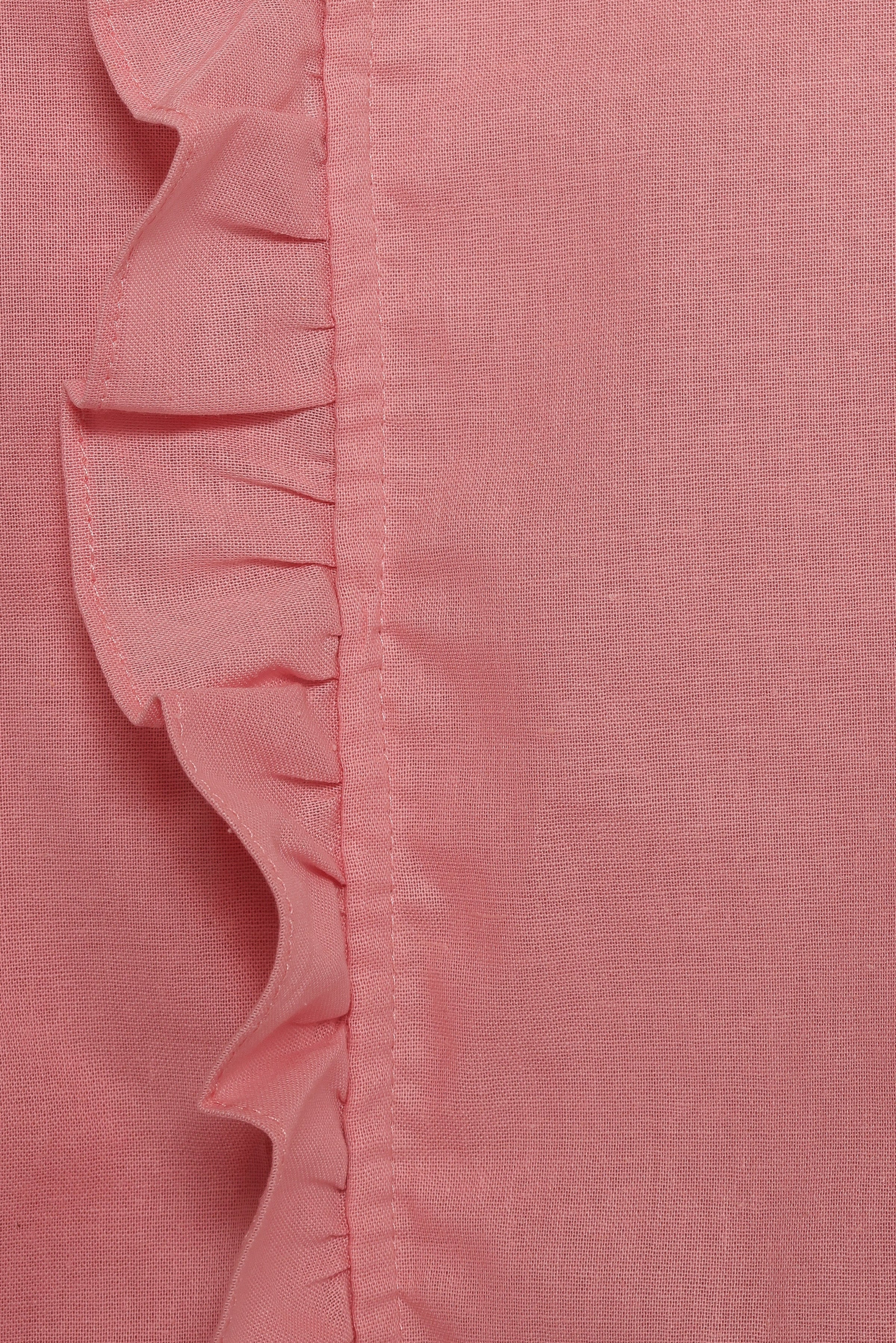 Petal and Pup USA DRESSES Cassandra Ruffle Mini Dress - Pale Pink