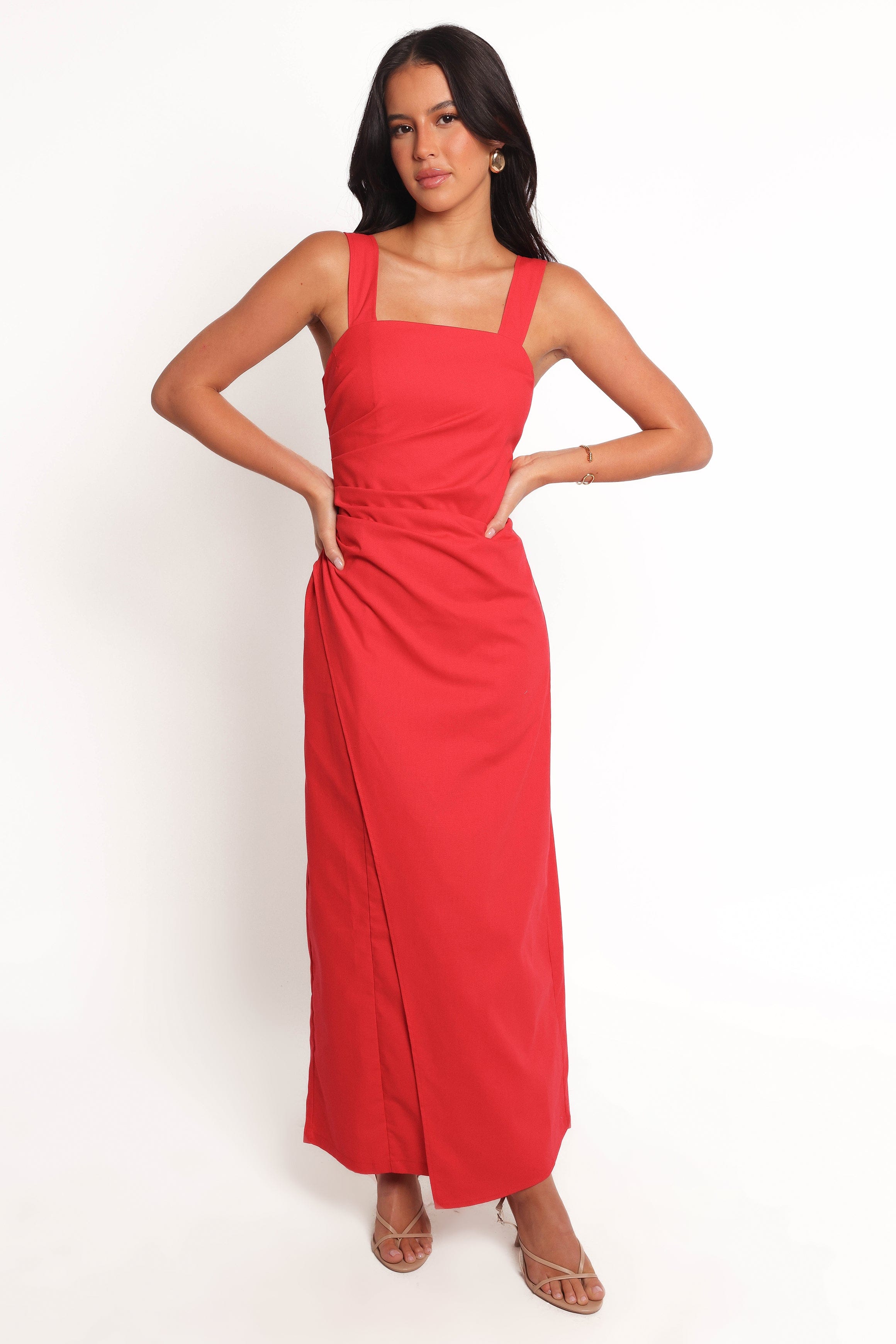 Petal and Pup USA DRESSES Caterina Maxi Dress - Red (Hold for Rack)