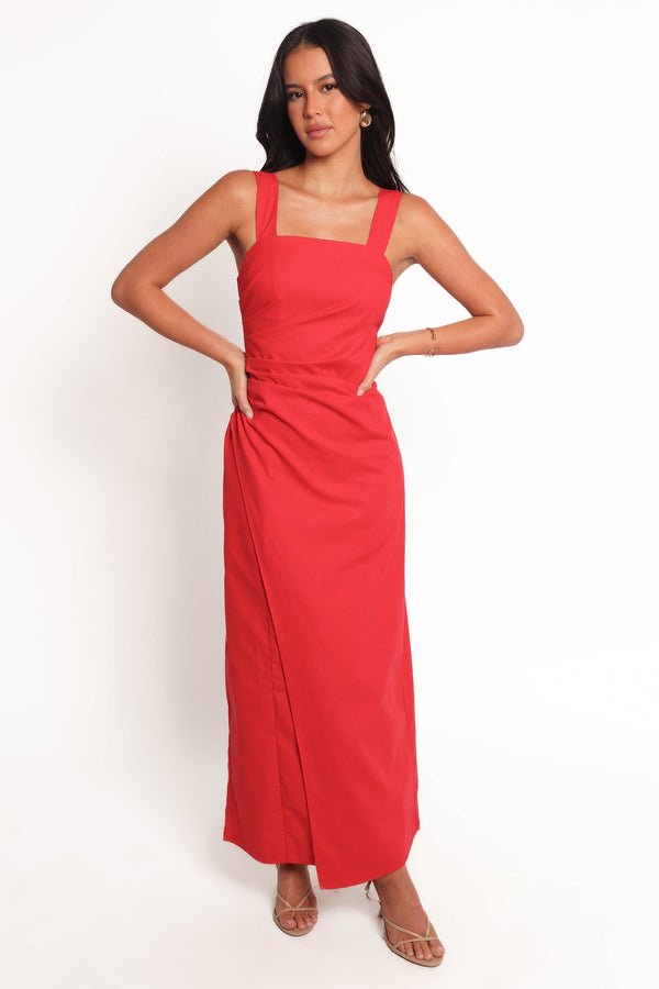 Petal and Pup USA DRESSES Caterina Maxi Dress - Red (Hold for Rack)