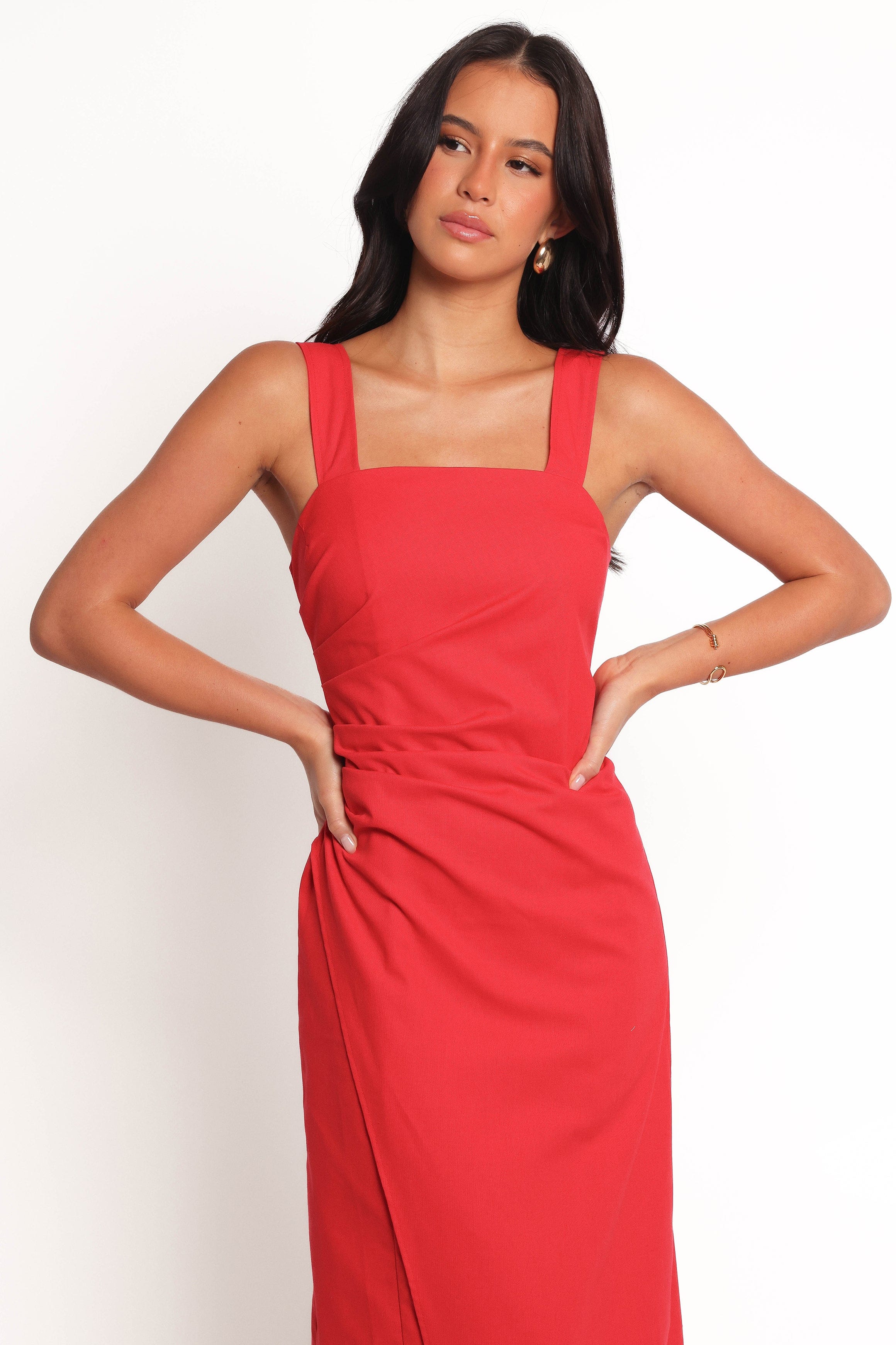 Petal and Pup USA DRESSES Caterina Maxi Dress - Red (Hold for Rack)