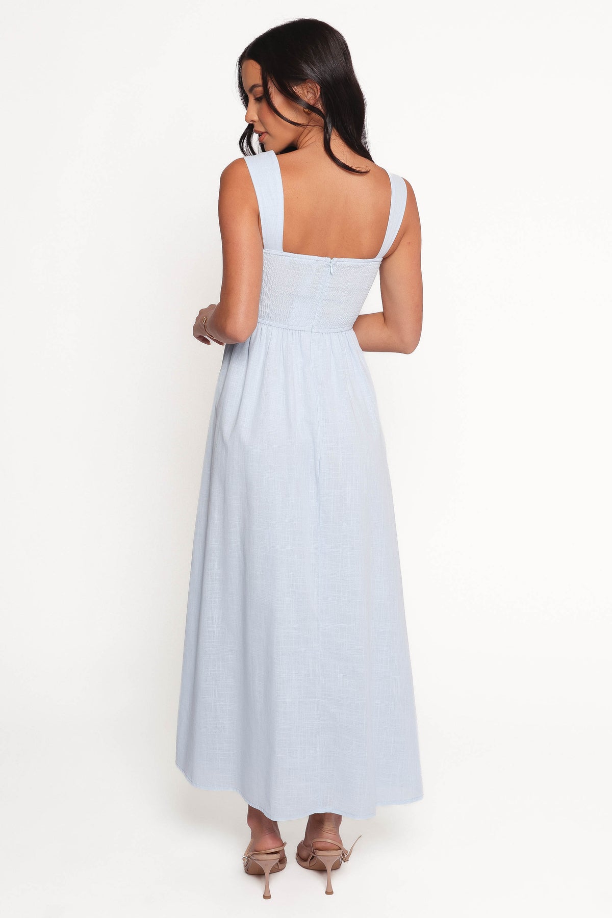 white long dress backless La Lune Backless Maxi Dress | White | Dresses