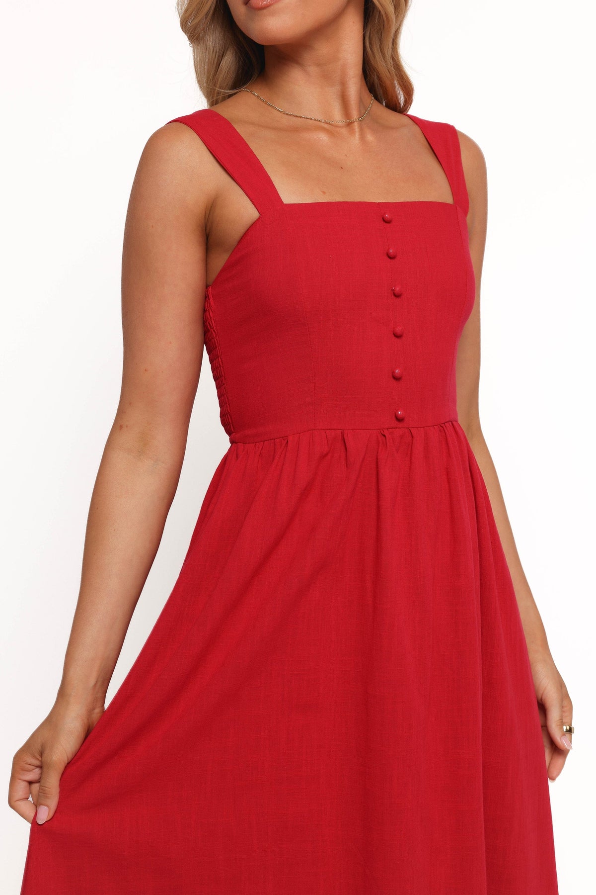 petal and pup red dress Caty Maxi Dress - Red
