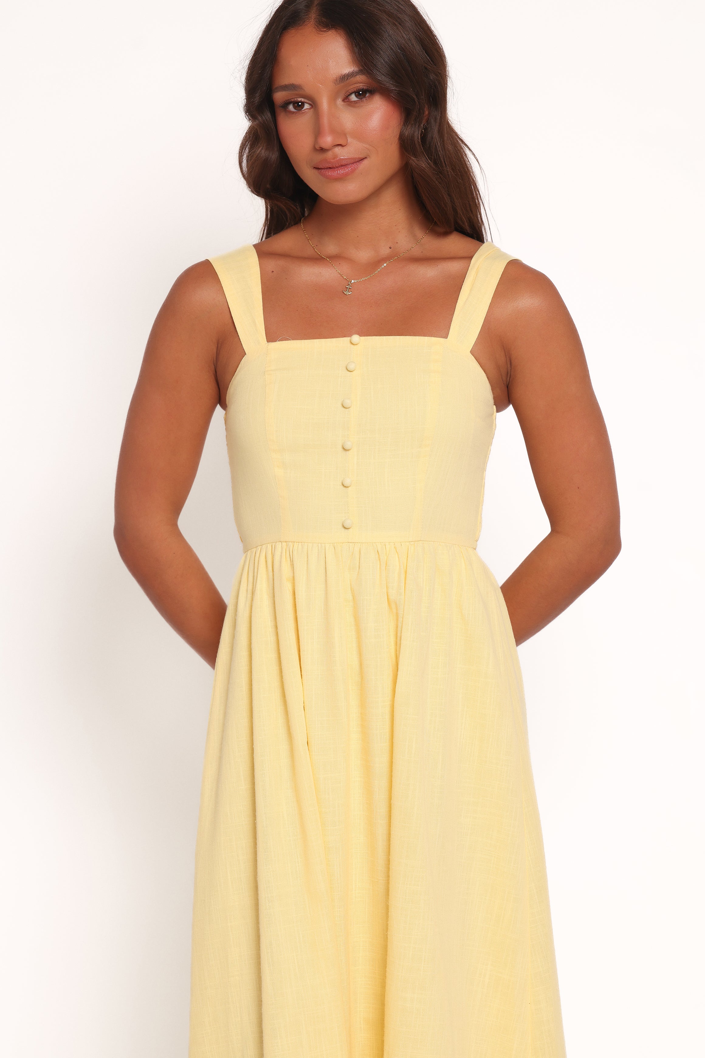 Petal and Pup USA DRESSES Caty Maxi Dress - Yellow