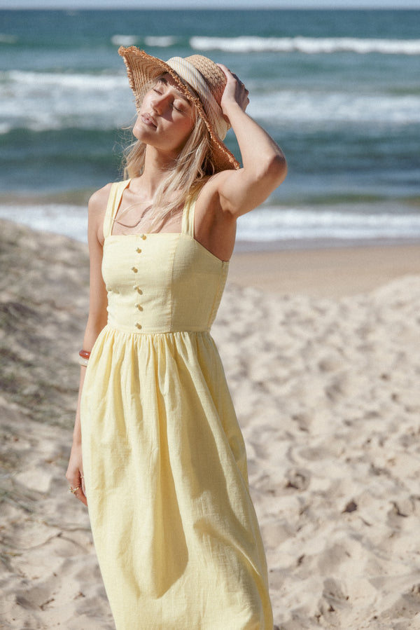 Pixie Maxi Dress - Pink Red