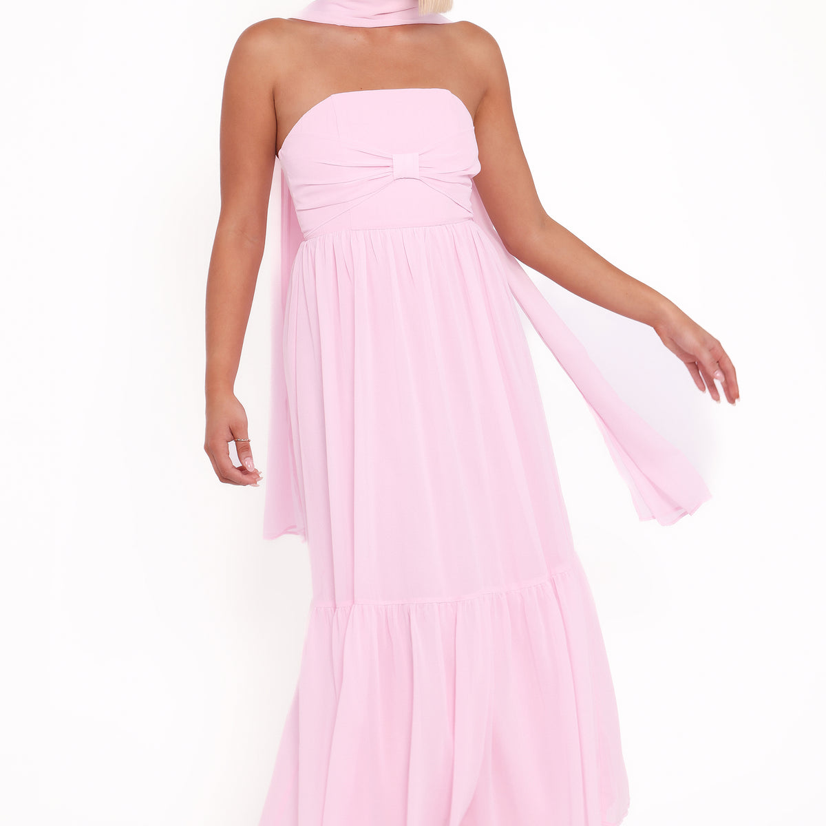 white christmas dresses Celestria Maxi Dress - Pink