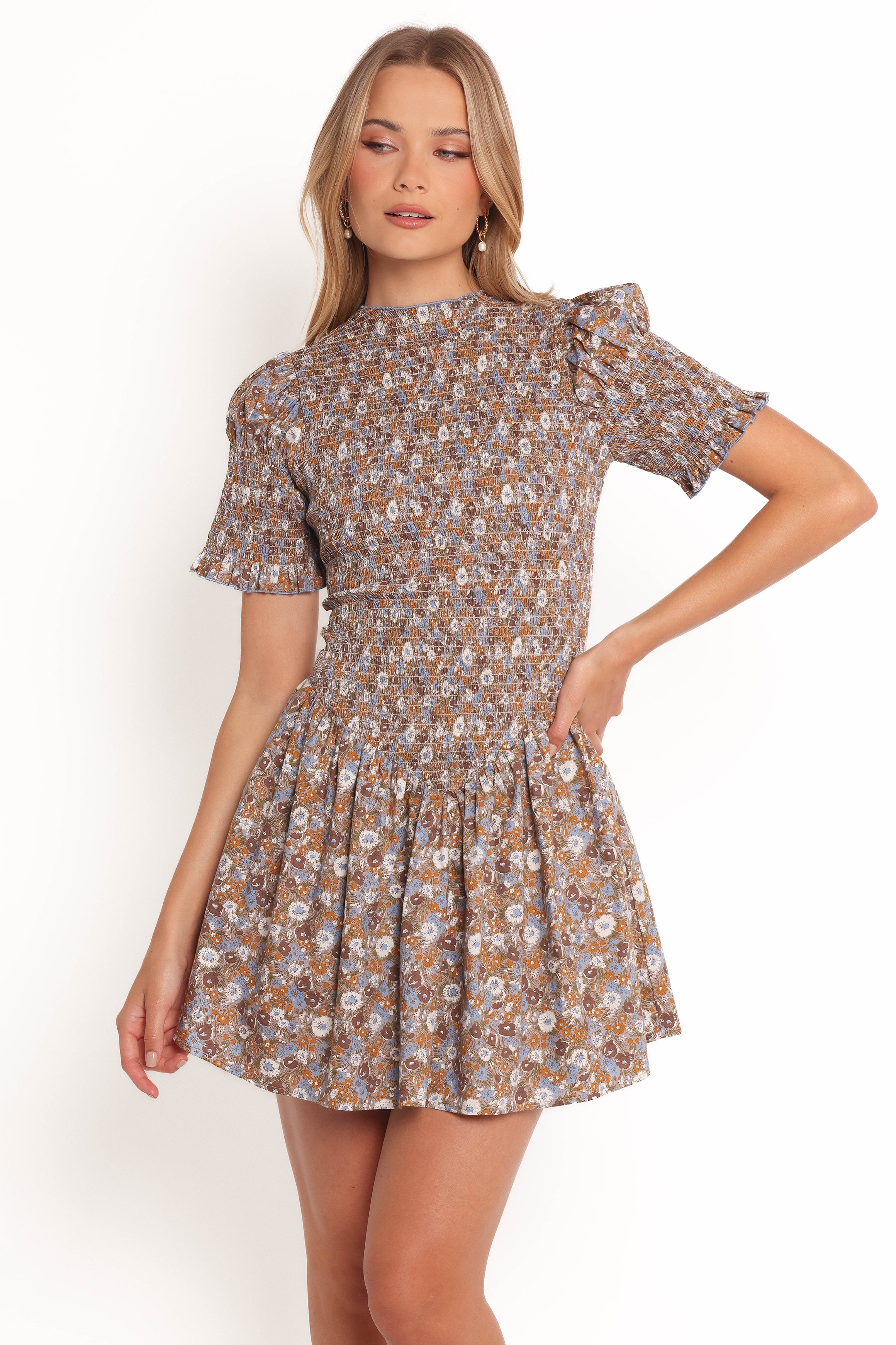 Petal and Pup USA DRESSES Celine Mini Dress - Floral