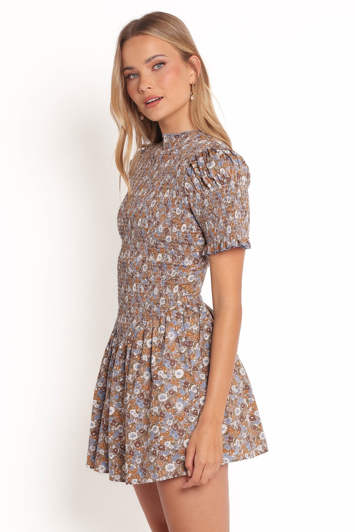 short sleeve dress floral Petal and Pup Women's Celine Mini Dress