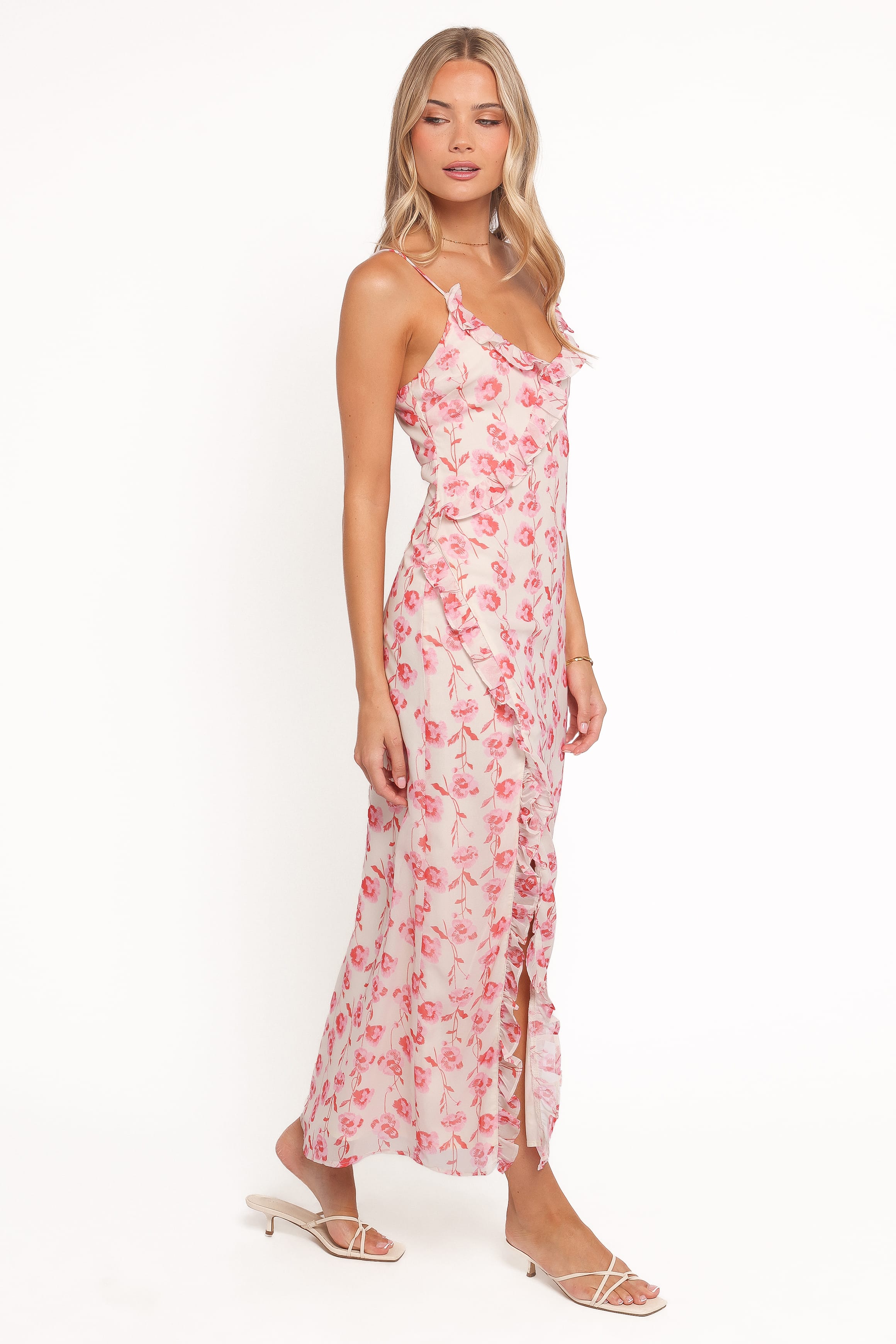 Petal and Pup USA DRESSES Charli Maxi Dress - Pink Floral