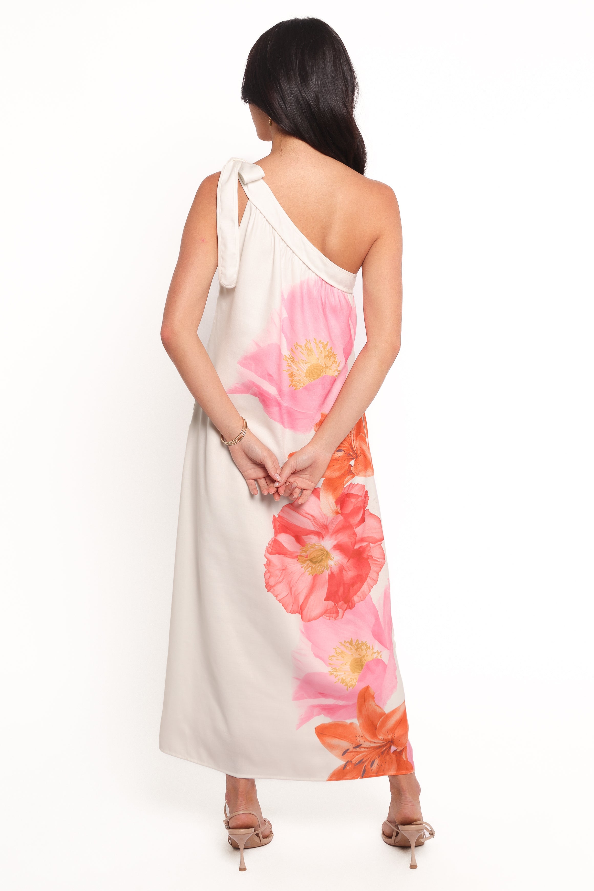 Petal and Pup USA DRESSES Charlize Maxi Dress - White Pink