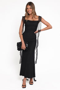 Petal and Pup USA DRESSES Chiara Maxi Dress - Black