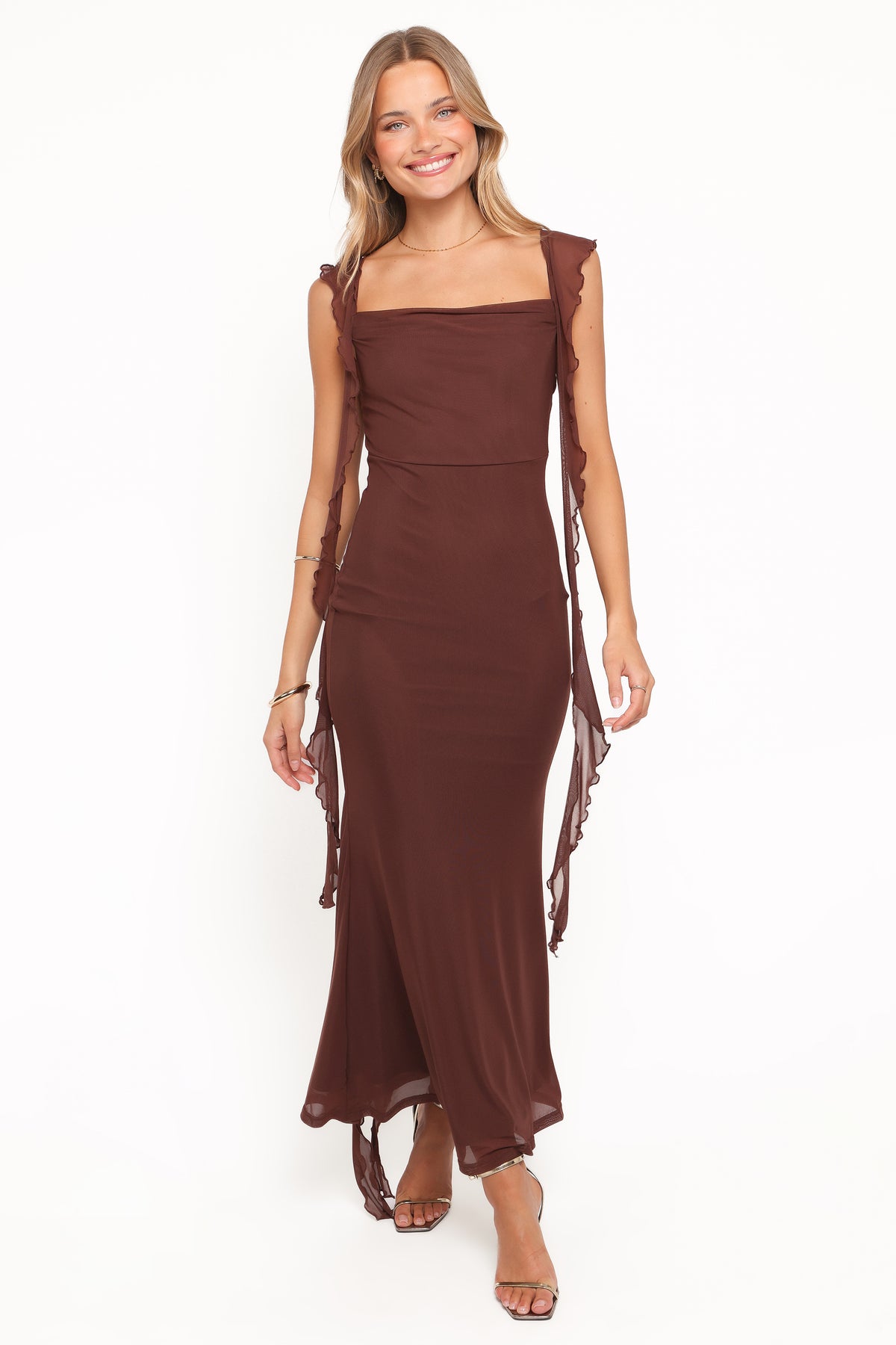 Chiara Maxi Dress - Brown | Petal & Pup USA Chiara Maxi Dress - Brown | Petal & Pup USA