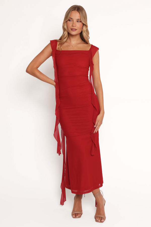 Petal and Pup USA DRESSES Chiara Maxi Dress - Red