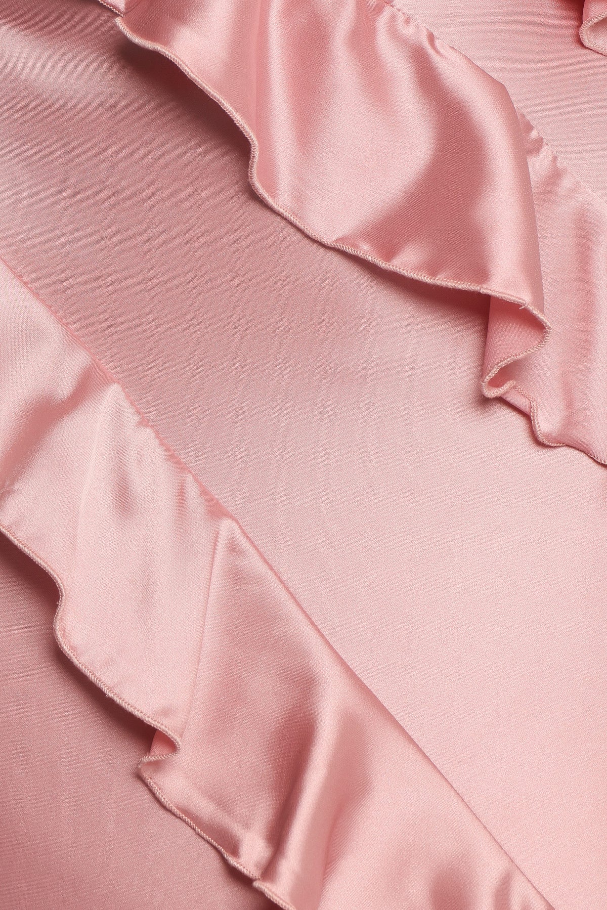 Petal and Pup Women's Ciao Ruffles Maxi Satin Dress