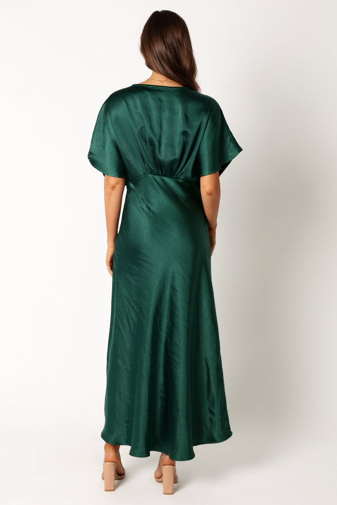 Ciara Maxi Dress - Dark Emerald