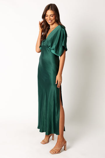 Ciara Maxi Dress - Dark Emerald - Petal & Pup USA