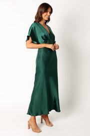 Ciara Maxi Dress - Dark Emerald - Petal & Pup USA