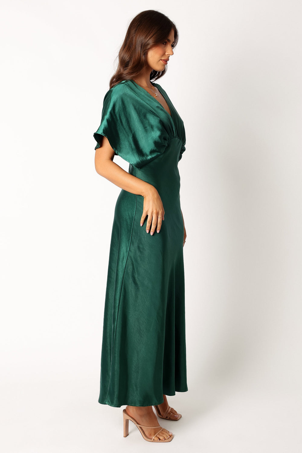 Ciara Maxi Dress - Dark Emerald - Petal & Pup USA