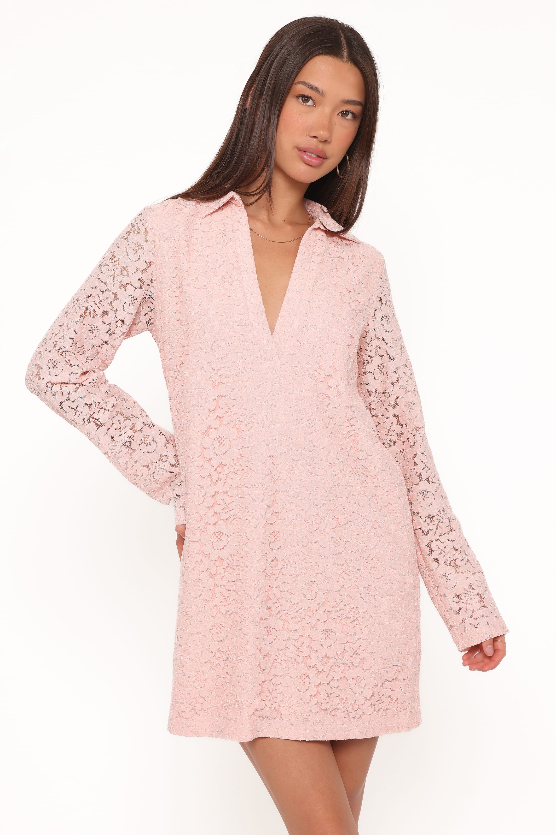 Cidel Mini Dress - Pink Lace | Petal & Pup USA