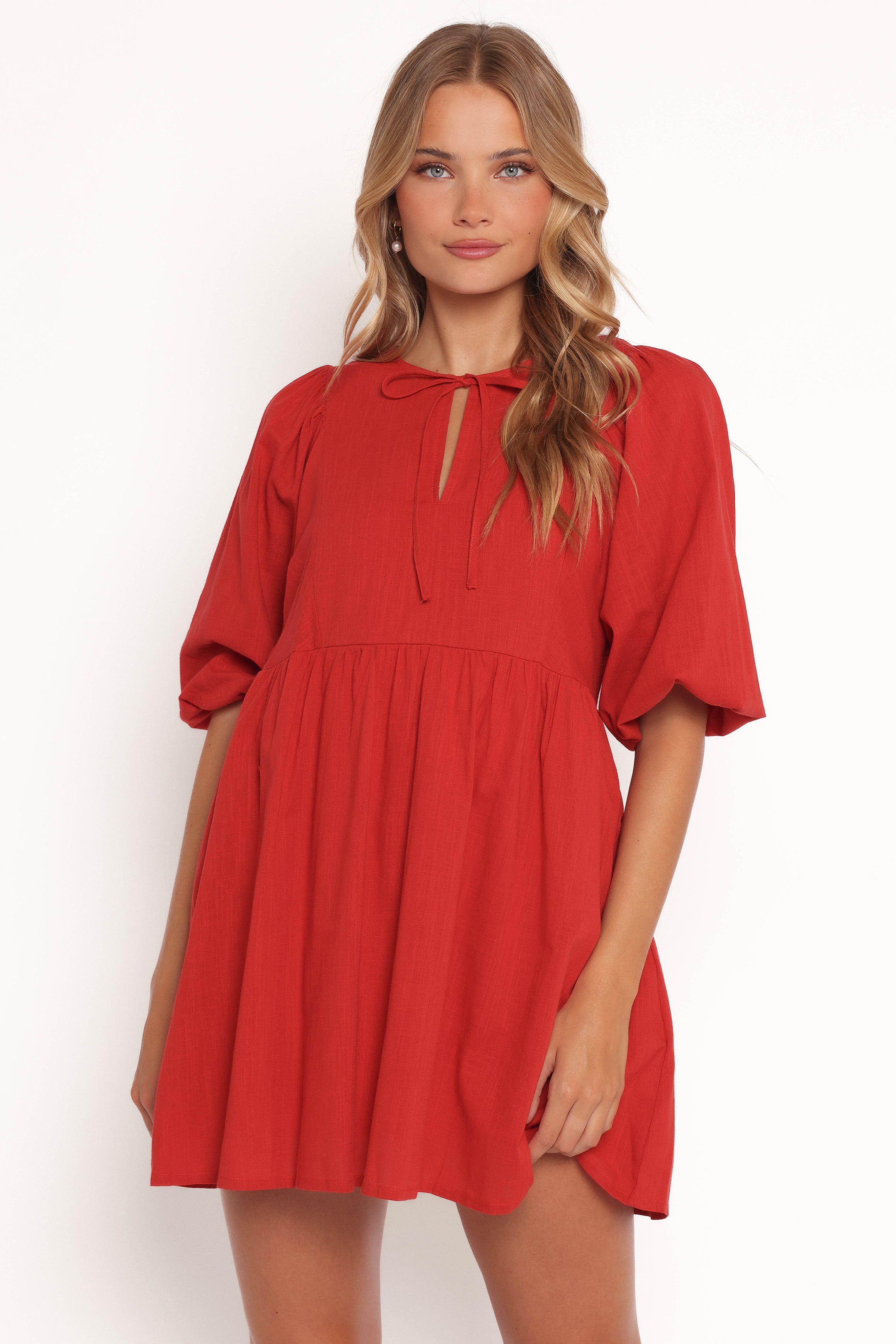 Petal and Pup USA DRESSES Cinzia Mini Dress - Red