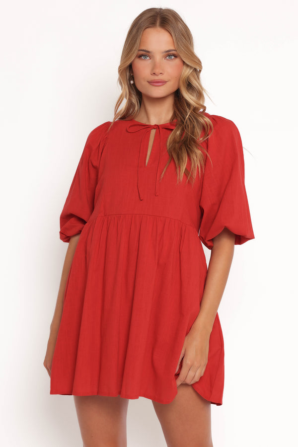 Petal and Pup USA DRESSES Cinzia Mini Dress - Red