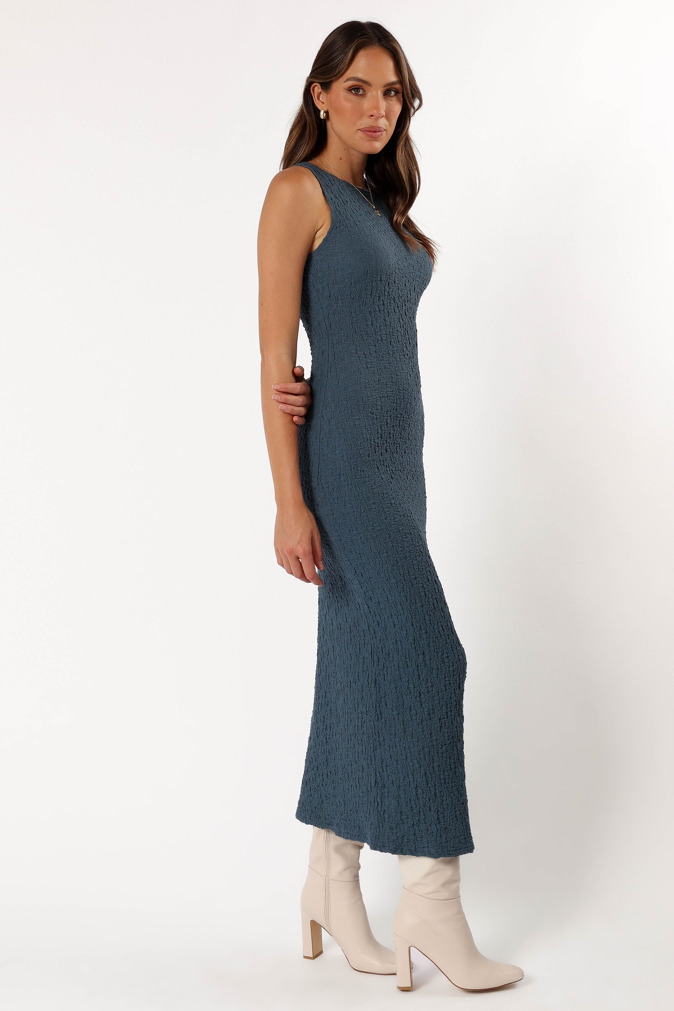 Petal and Pup USA DRESSES Clark Maxi Dress - Charcoal