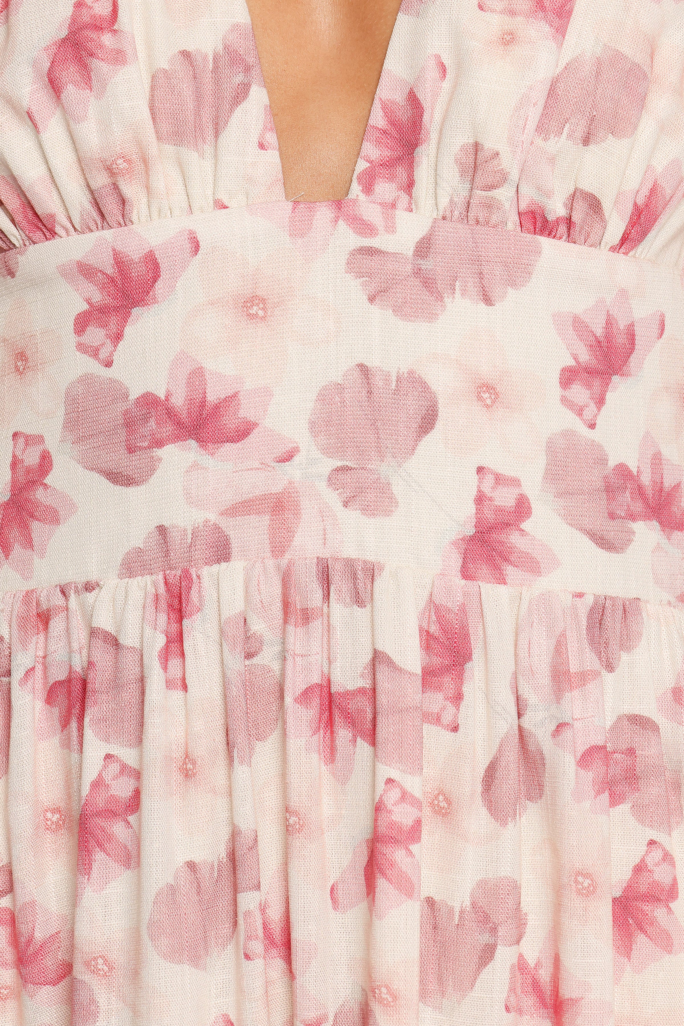 Petal and Pup USA DRESSES Clementine Mini Dress - Cream Floral (Hold for Rack)