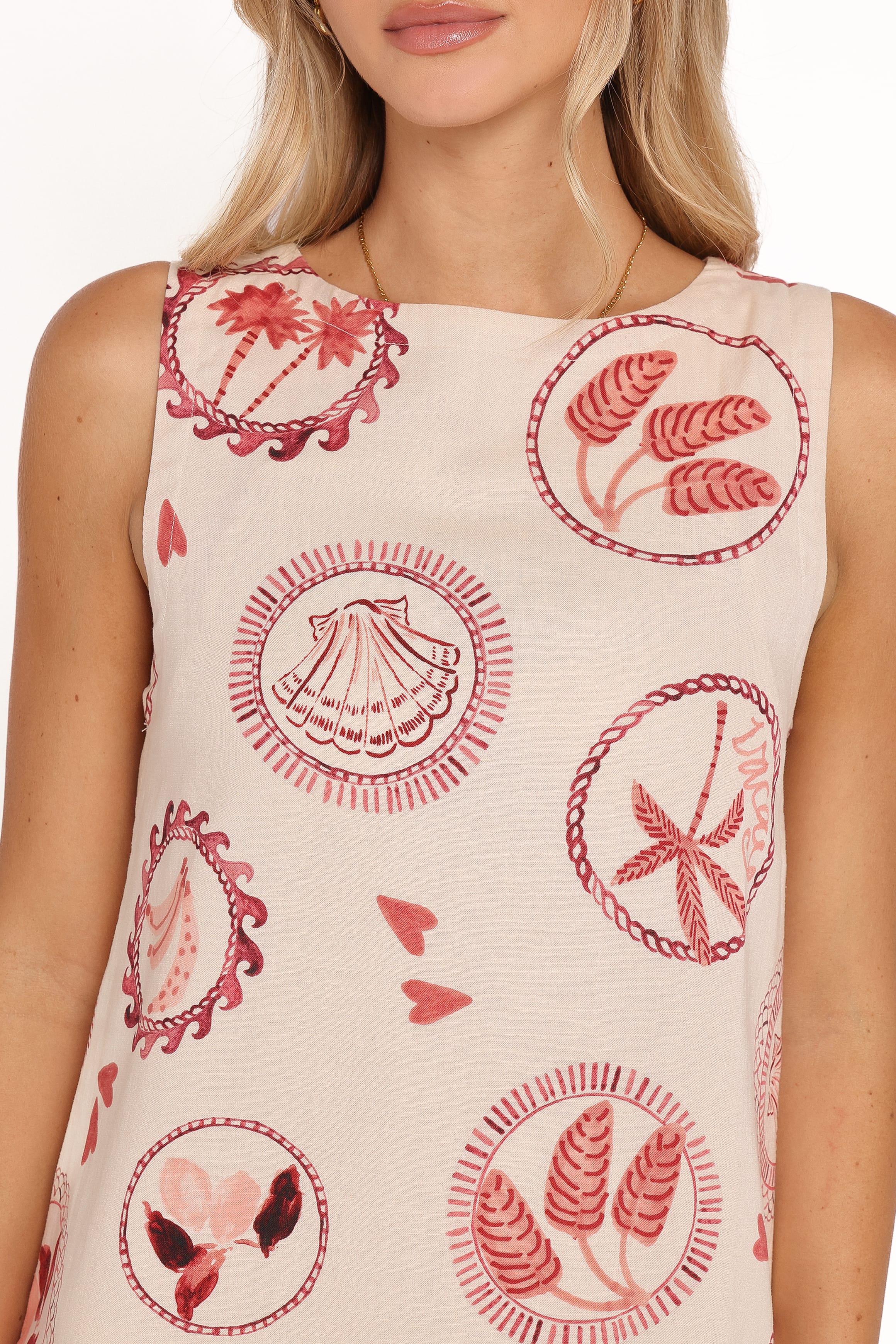 Petal and Pup USA DRESSES Cliona Shift Mini Dress - Vacay Print