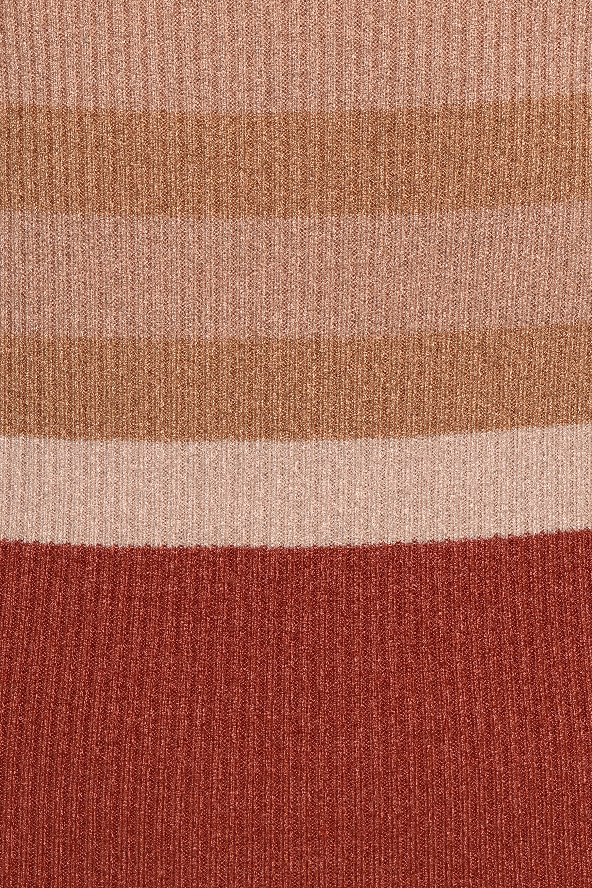 Petal and Pup USA DRESSES Colten Long Sleeve Knit Dress - Brown Stripe