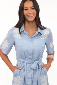 Petal and Pup USA DRESSES Connie Mini Dress - Blue