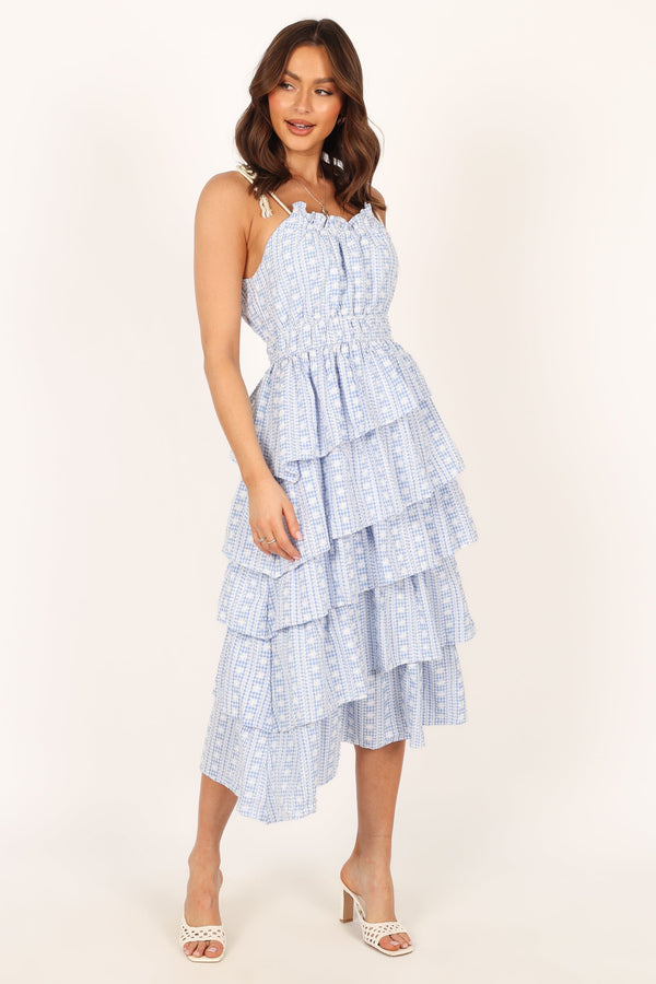 Petal and Pup USA DRESSES Cora Maxi Dress - Blue