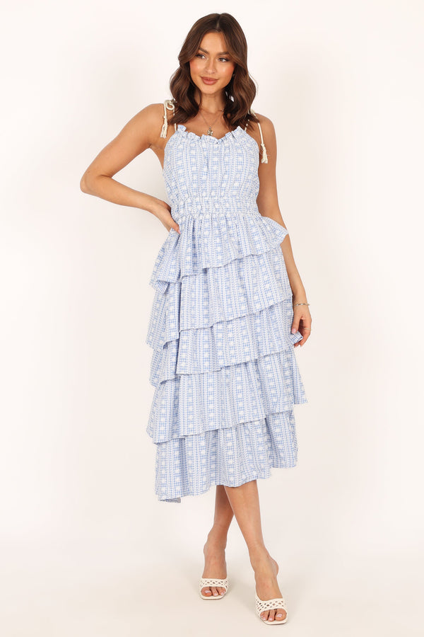 Petal and Pup USA DRESSES Cora Maxi Dress - Blue