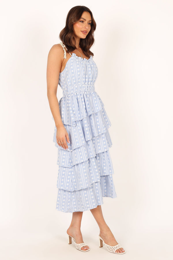 Petal and Pup USA DRESSES Cora Maxi Dress - Blue