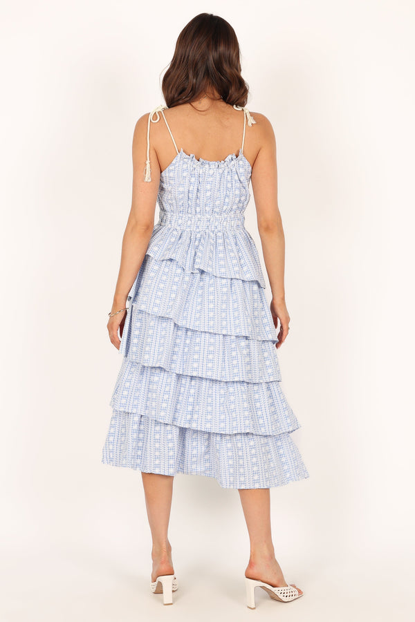 Petal and Pup USA DRESSES Cora Maxi Dress - Blue