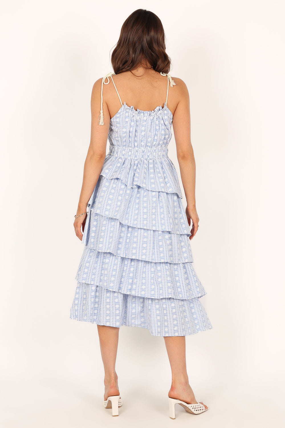 Cora Midi Dress Blue Petal & Pup USA