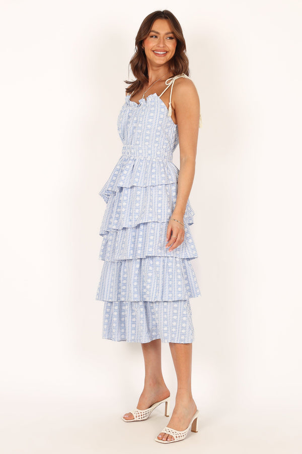 Petal and Pup USA DRESSES Cora Maxi Dress - Blue