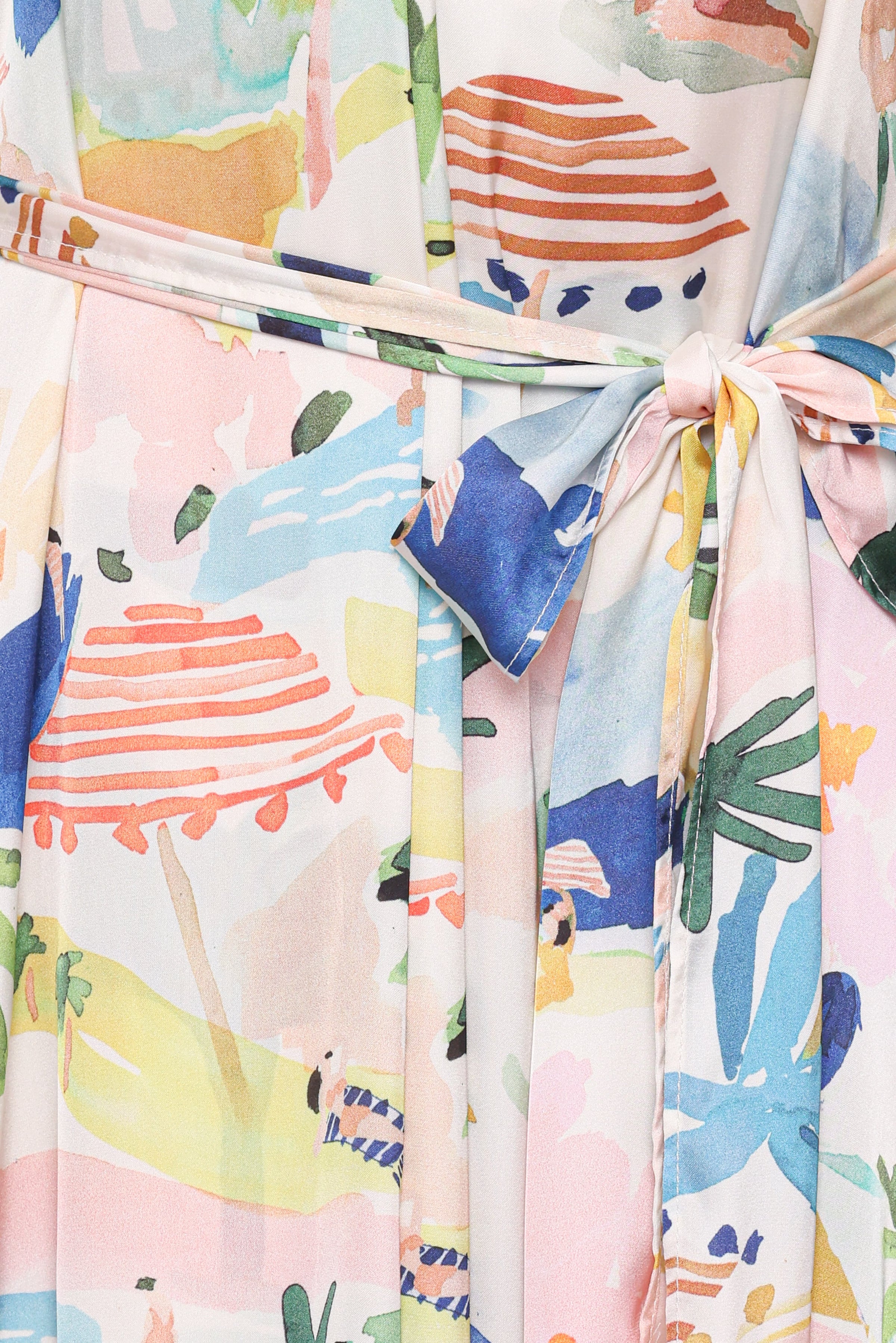 Petal and Pup USA DRESSES Coralee Maxi Dress - Cream Resort Isle