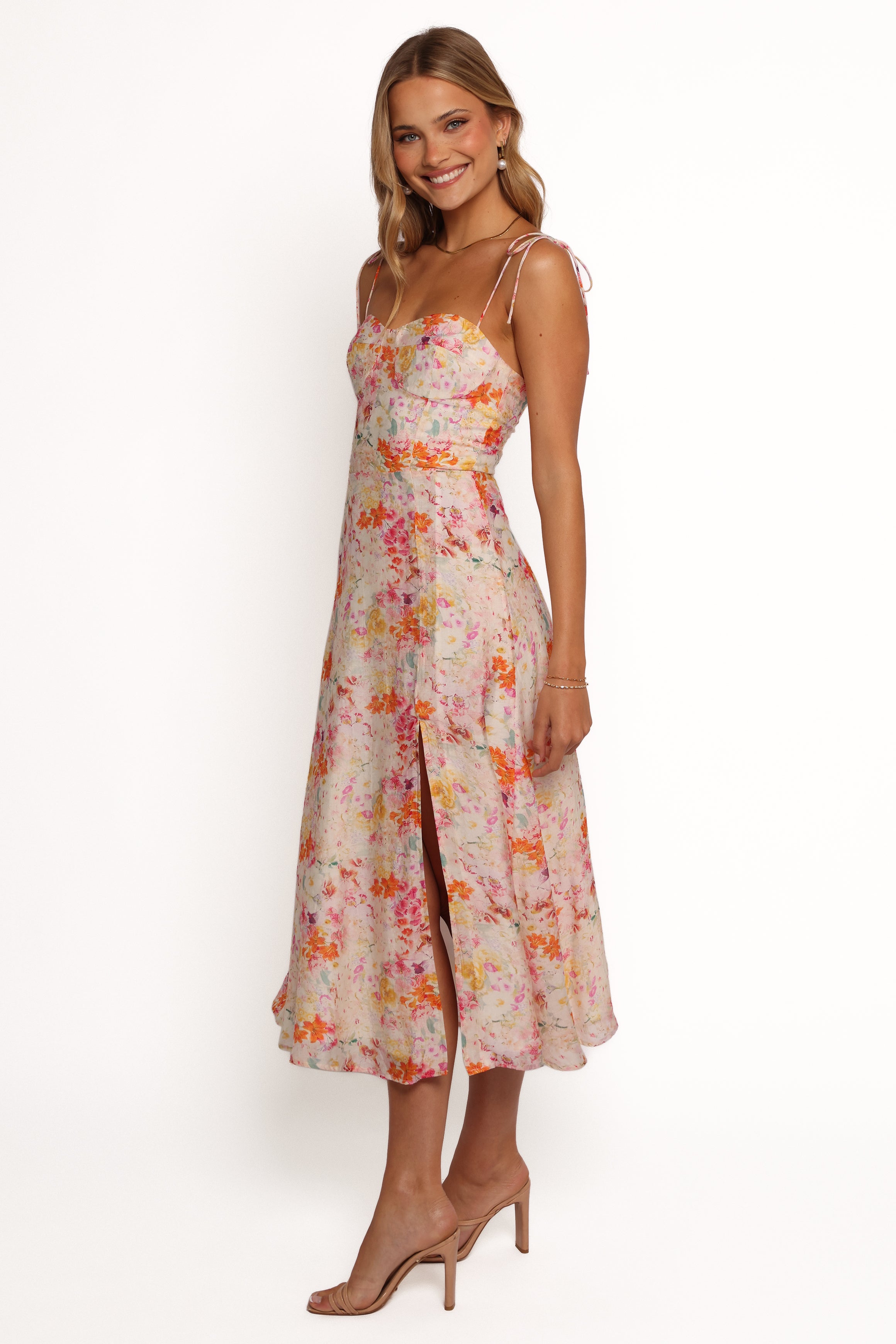 Petal and Pup USA DRESSES Cordelia Midi Dress - Floral