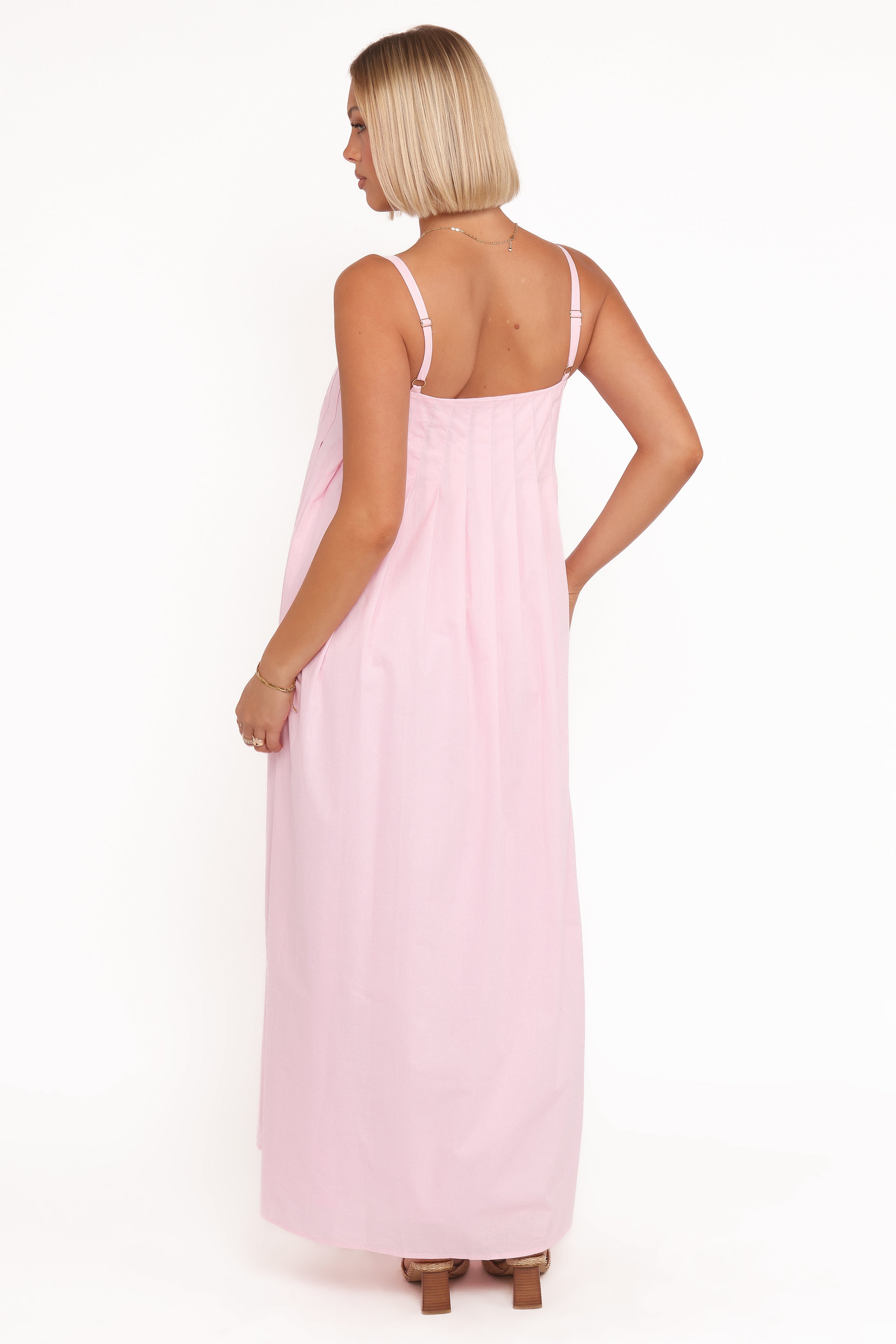 Petal and Pup USA DRESSES Corfu Midi Dress - Pink