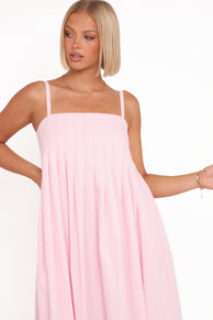 Petal and Pup USA DRESSES Corfu Midi Dress - Pink