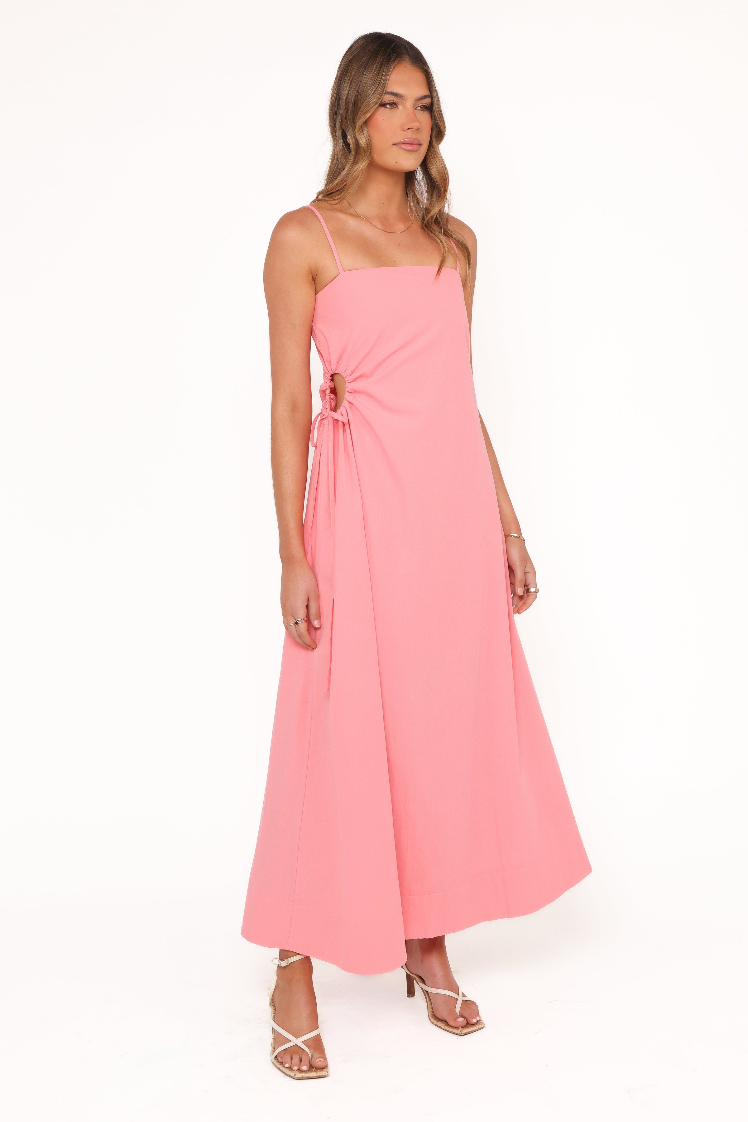 Petal and Pup USA DRESSES Corina Midi Dress - Watermelon