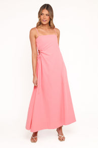 Petal and Pup USA DRESSES Corina Midi Dress - Watermelon