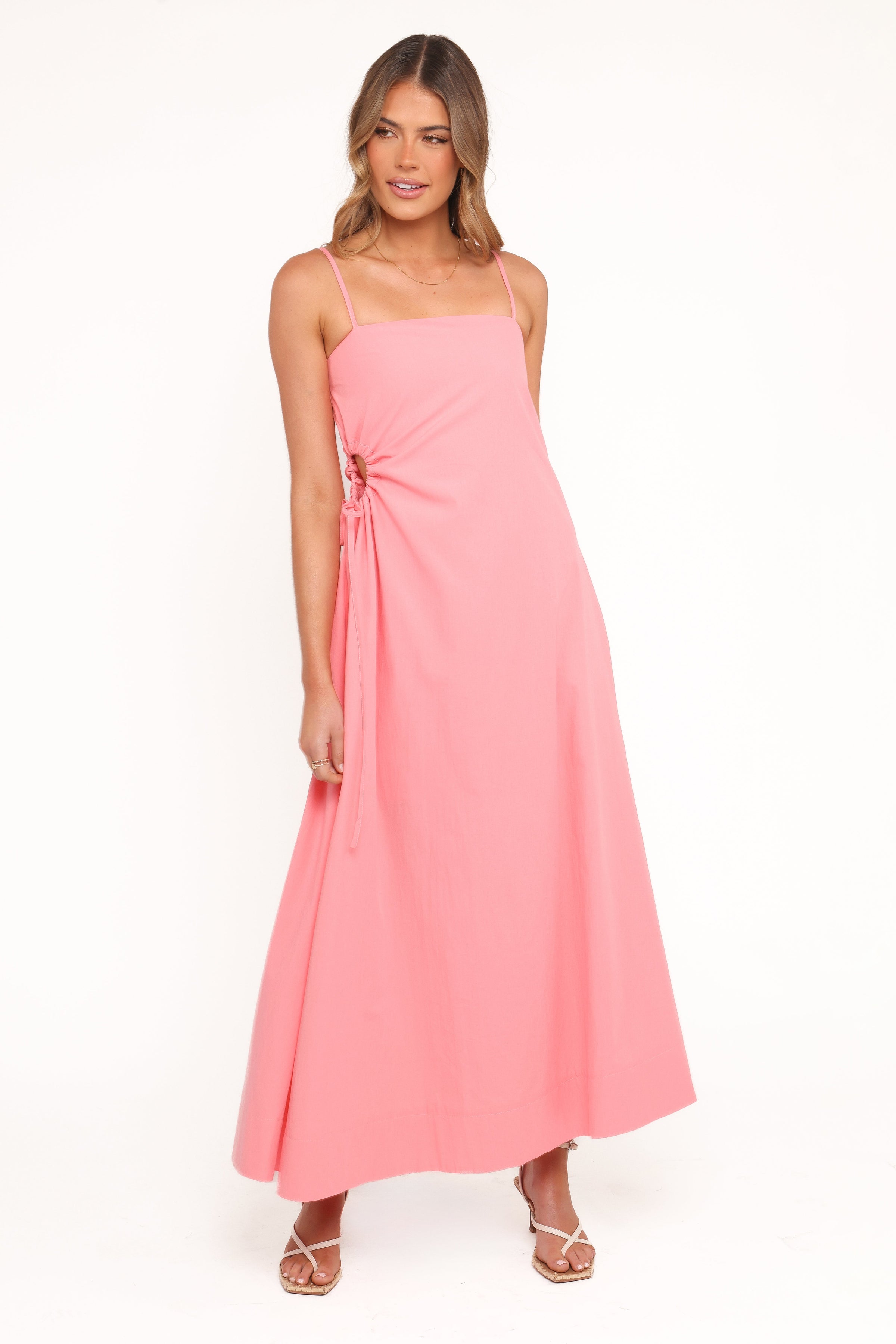 Petal and Pup USA DRESSES Corina Midi Dress - Watermelon