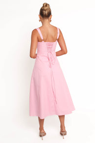 Petal and Pup USA DRESSES Cosima Midi Dress - Pink
