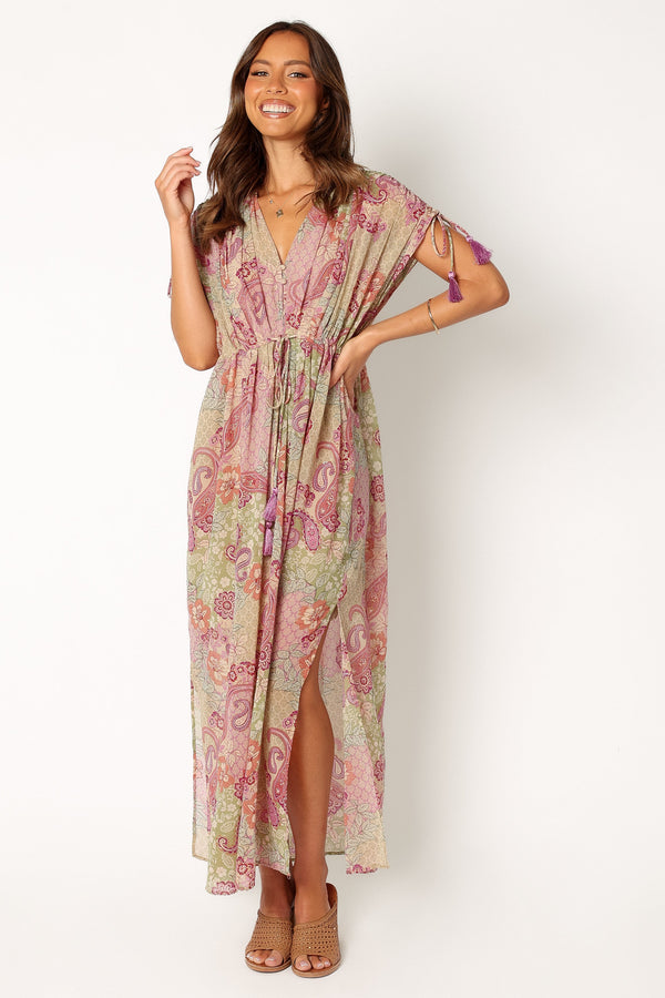 Petal and Pup USA DRESSES Cyril Maxi Dress - Iris Oasis